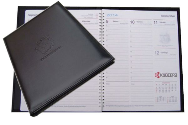 Agenda carta vista frontal